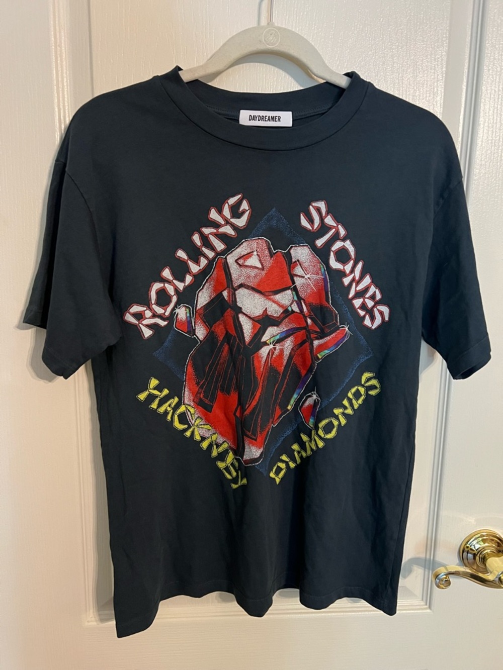 Daydreamer Black Rolling Stones Hackney Diamonds Tee NWOT Size S